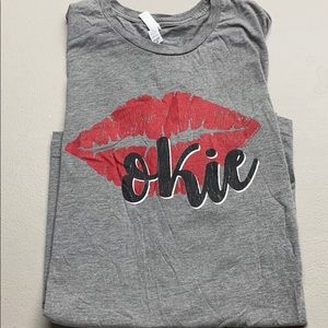 Lips Okie Tee Bella canvas 3x